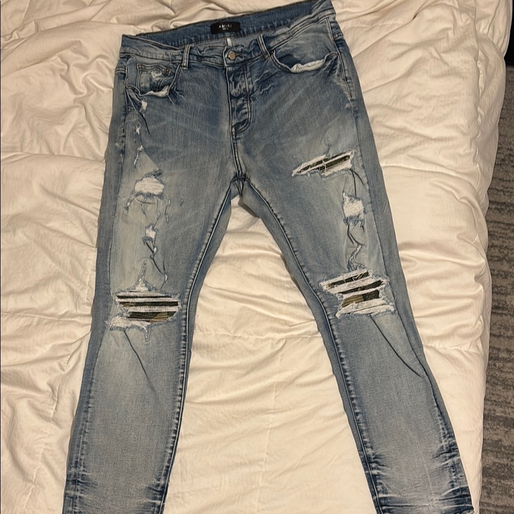 Men's Skinny Jeans - Light Blue